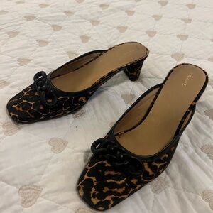 Frame Leopard Print Heels